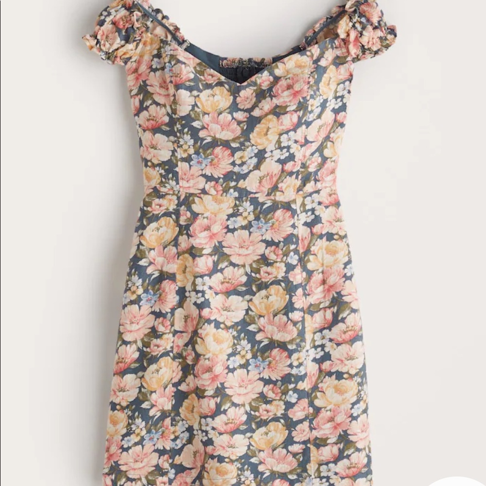Off the shoulder corset mini dress from Abercrombie and Fitch